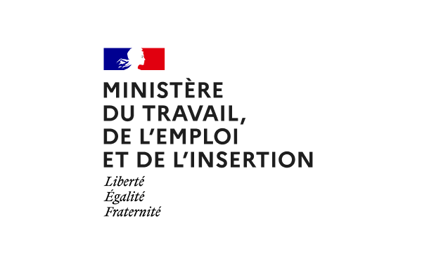 Logo ministère du travail fond blanc